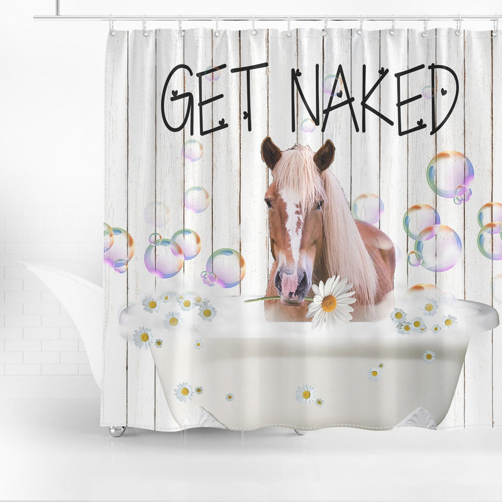Morgan Get Naked Daisy Shower Curtain