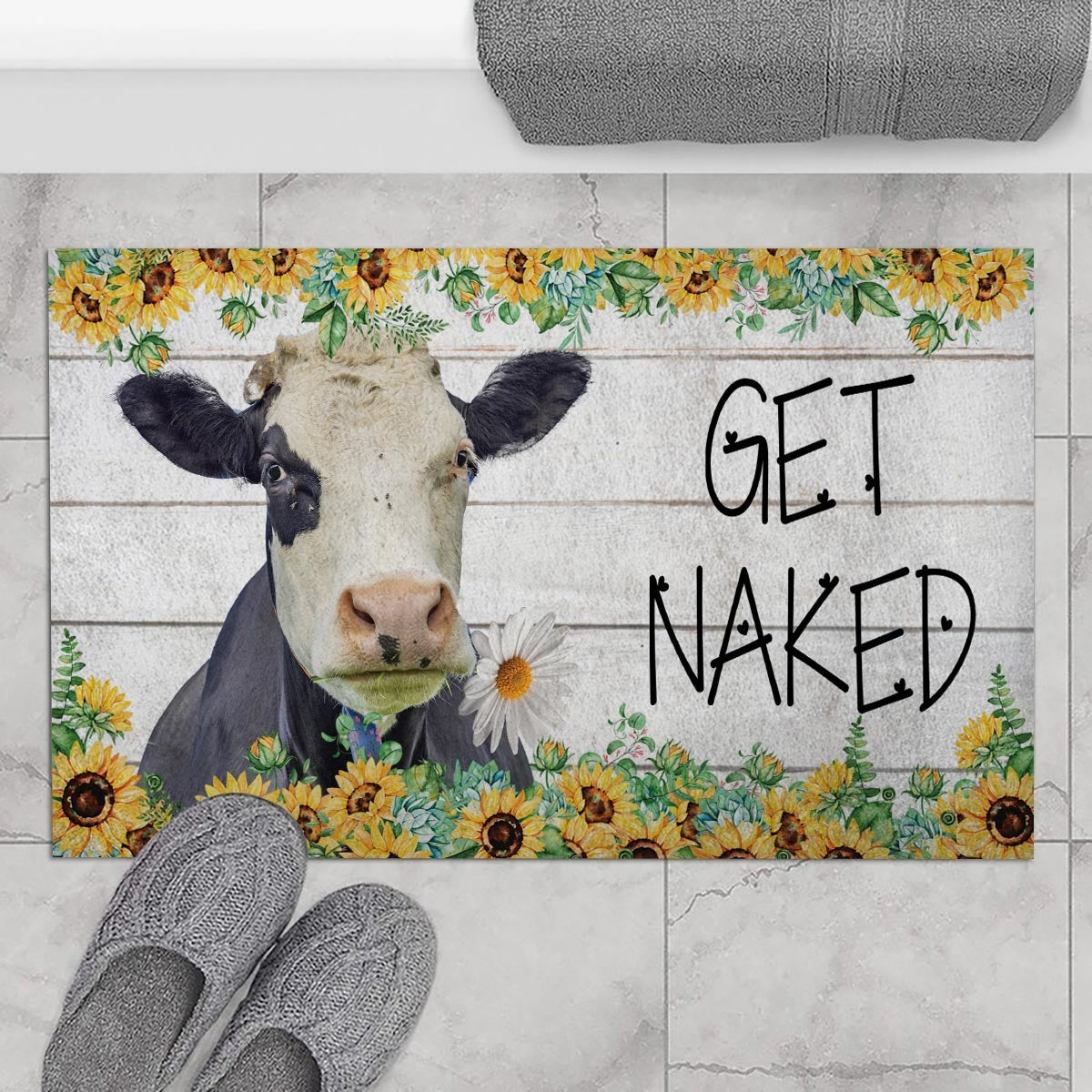 Fleckvieh - Get Naked Doormat