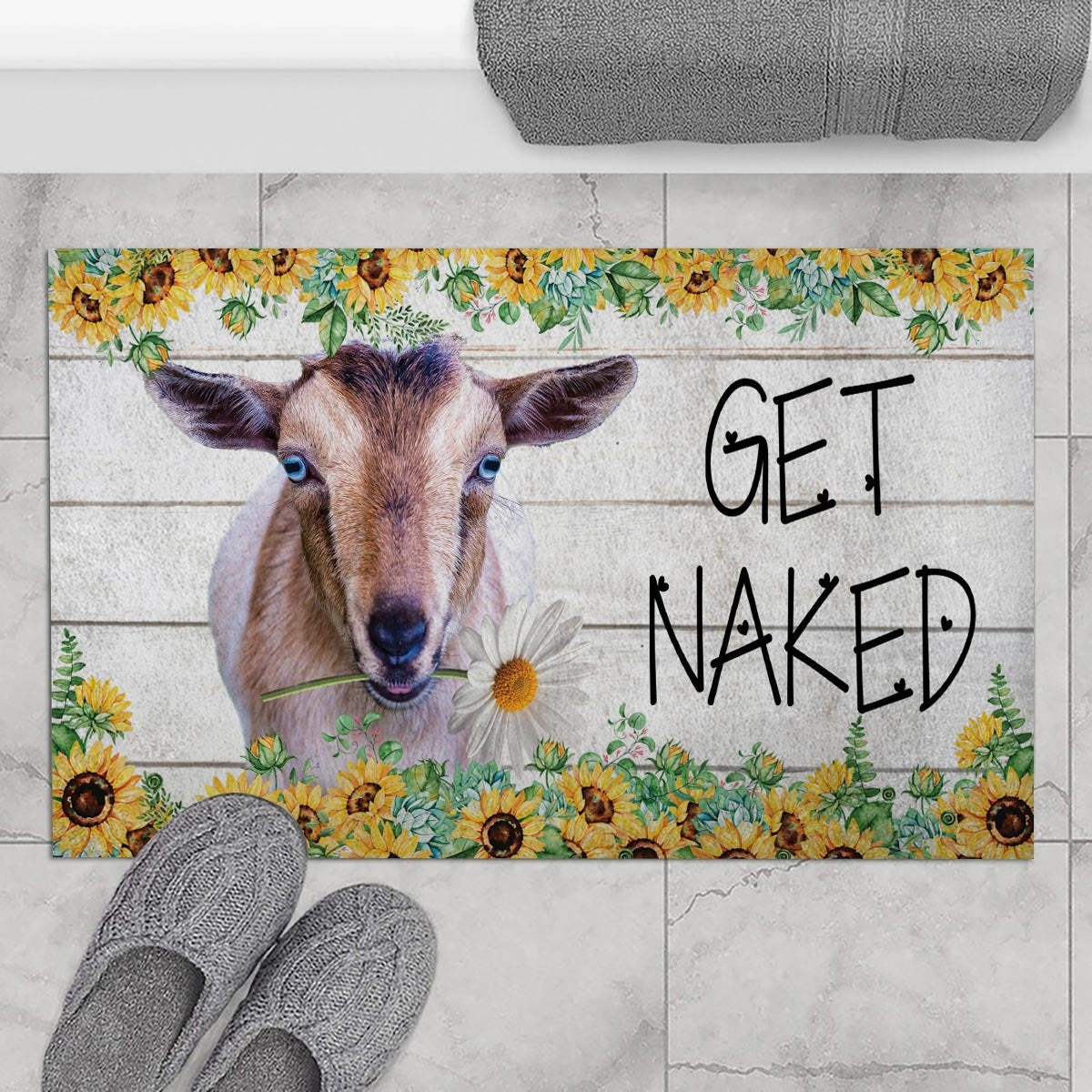Nigerian Dwarf - Get Naked Doormat
