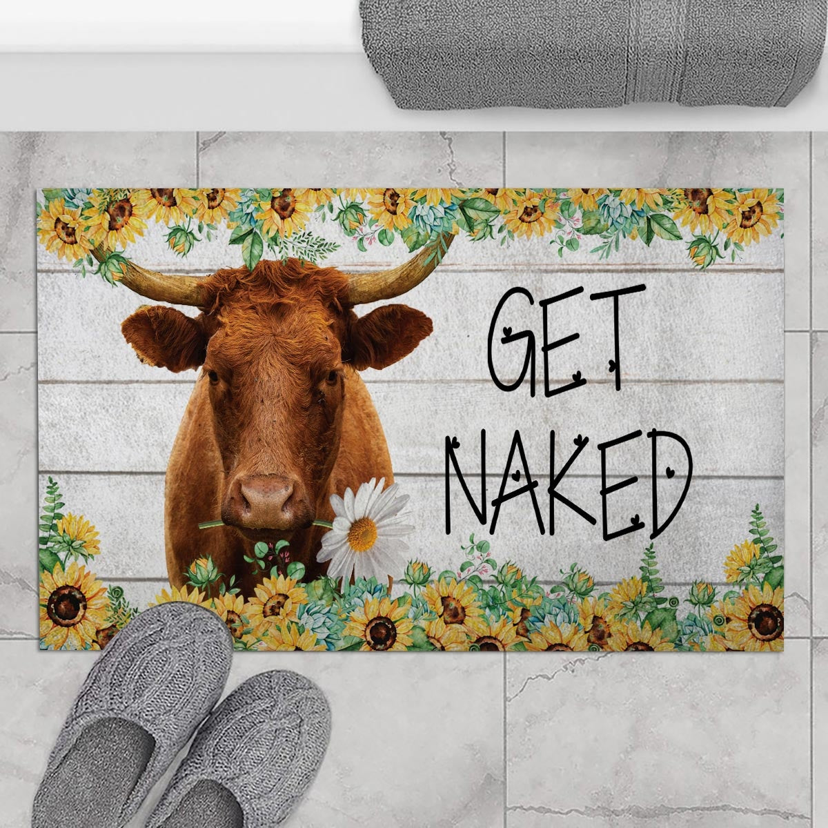 Salers - Get Naked Doormat