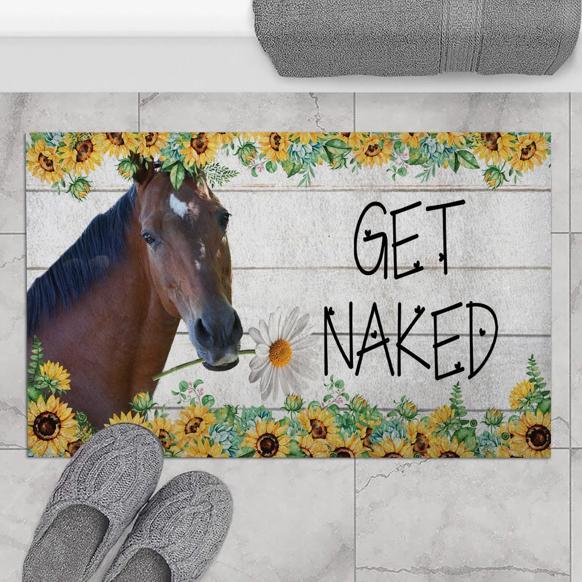 Thoroughbred - Get Naked Doormat