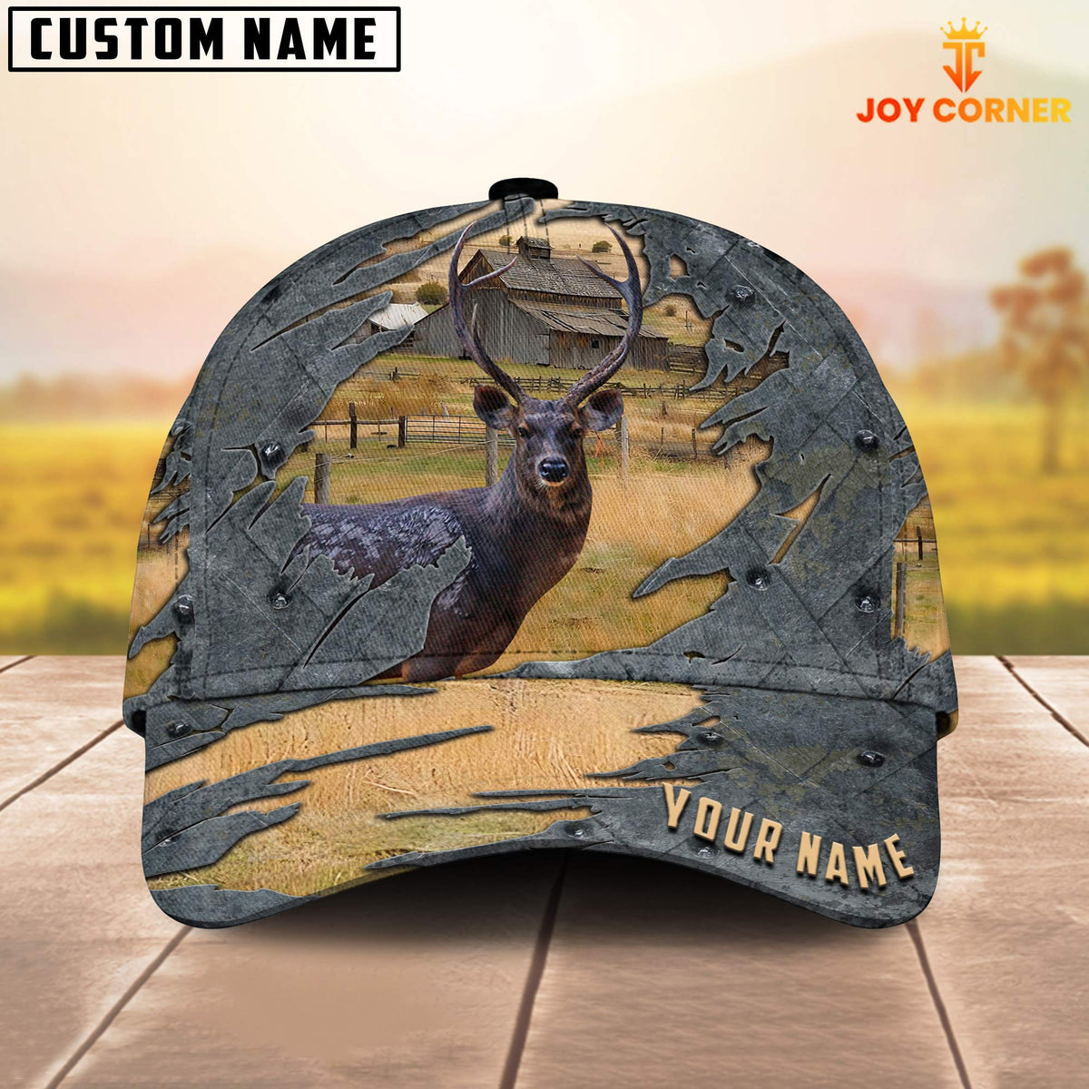 Sambar Deer Customized Name Cap