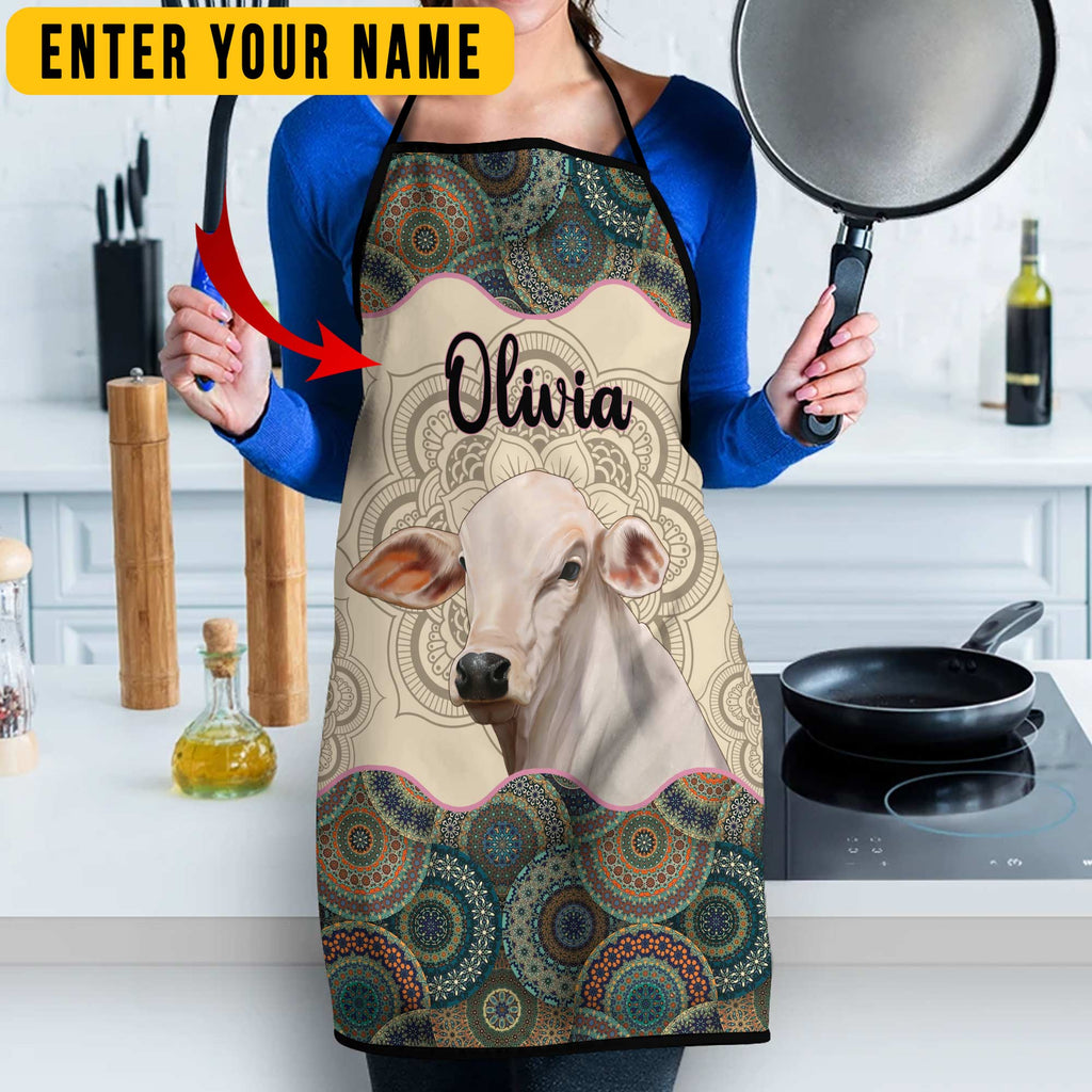Mandala Pattern Brahman All Over Printed 3D Apron