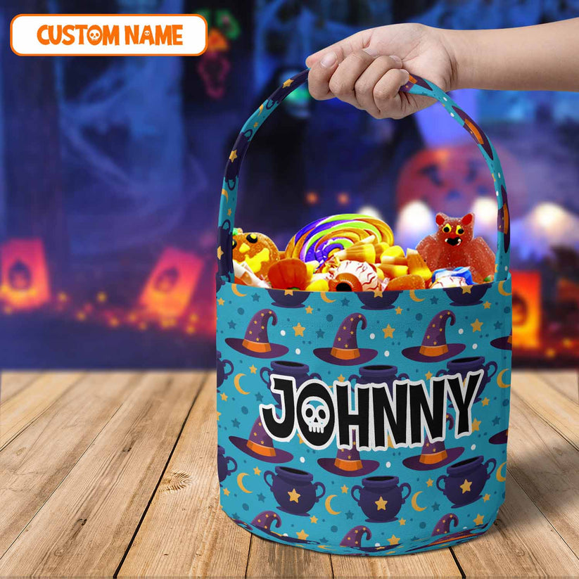 Personalized Name Halloween Basket
