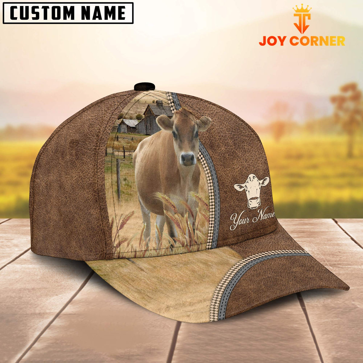 Personalized Name Jersey Farming Cap