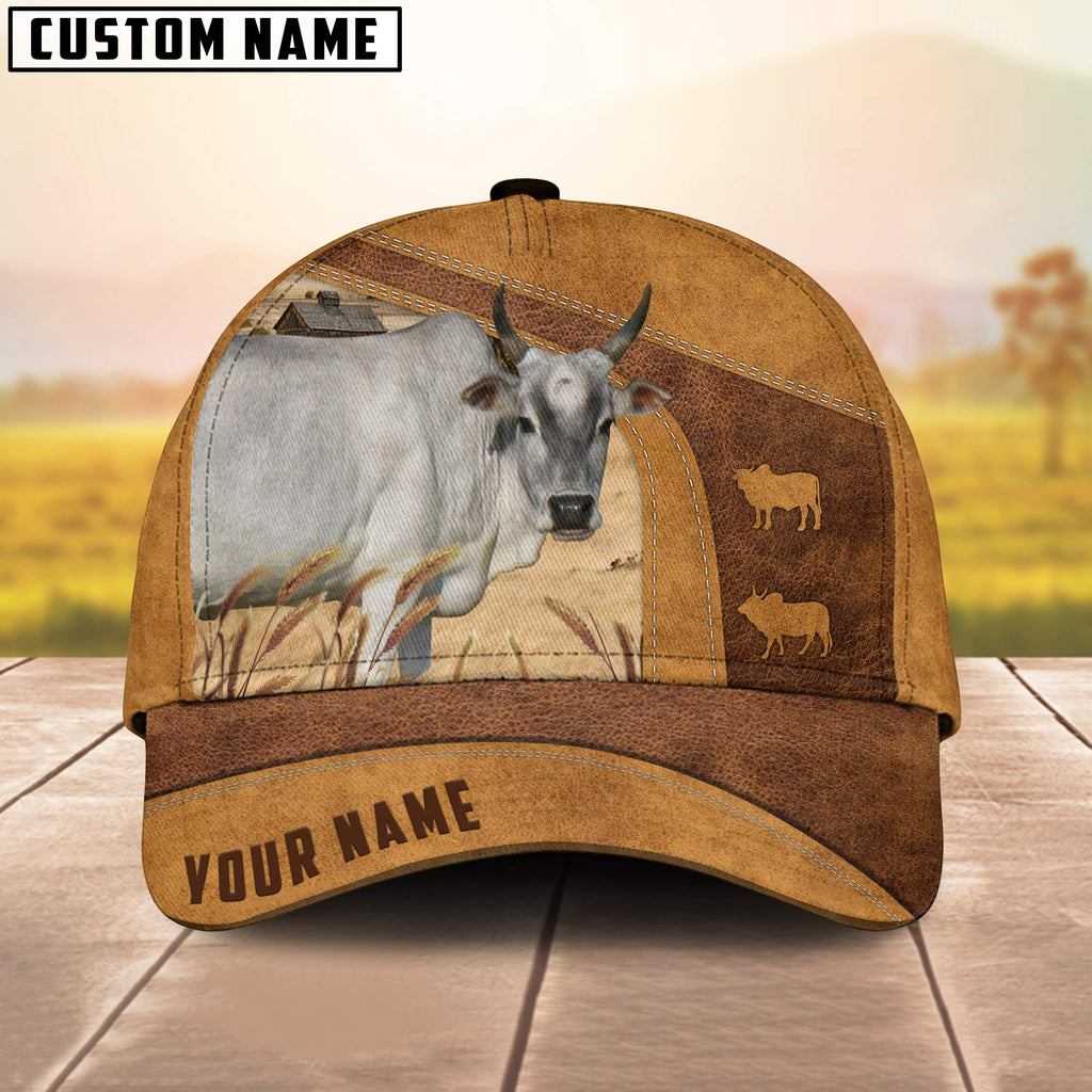 Mini Zebu Custom Name Cap