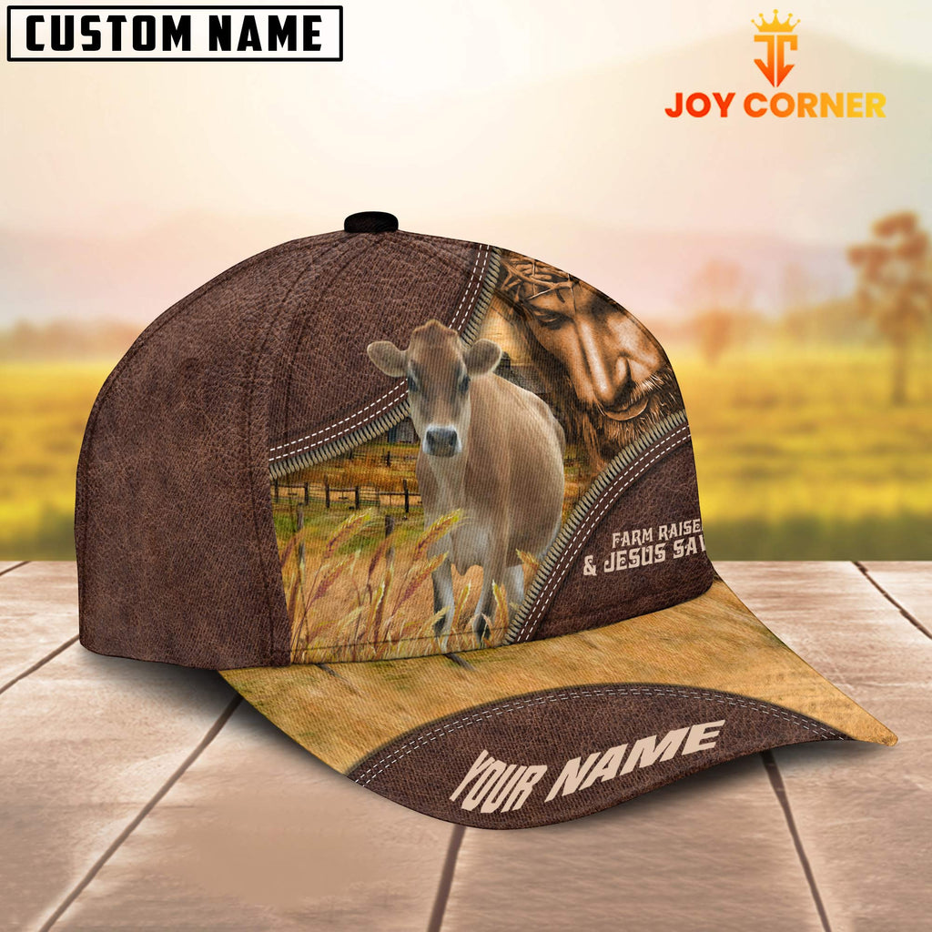 Jersey Farm & Jesus Customized Name Cap