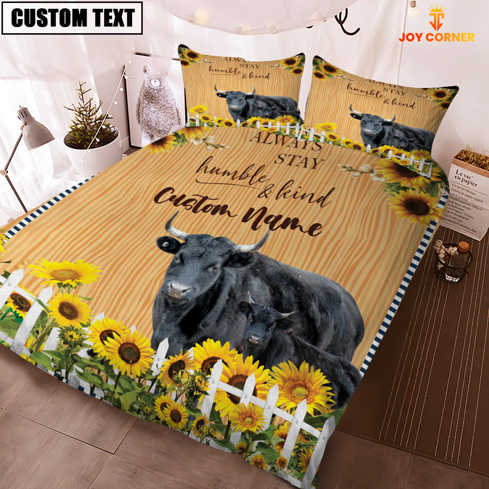Dexter Stay Humble And Kind Custom Name Bedding Set