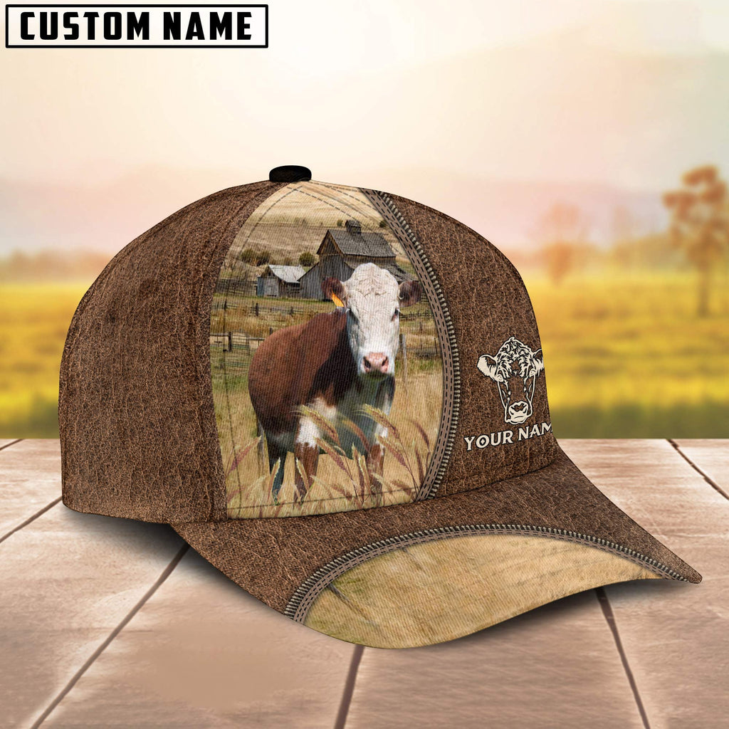 Hereford Farming Personalized Name Cap