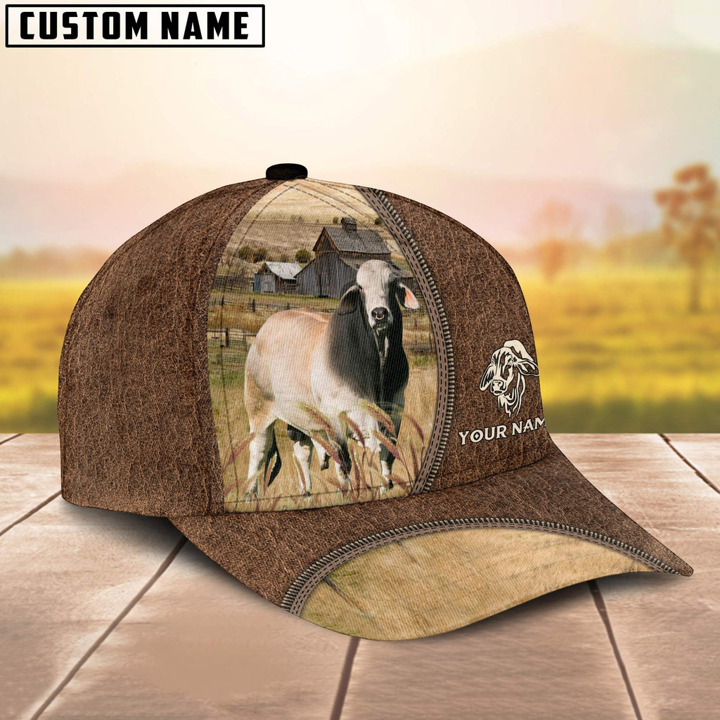 Brahman Farming Personalized Name Cap