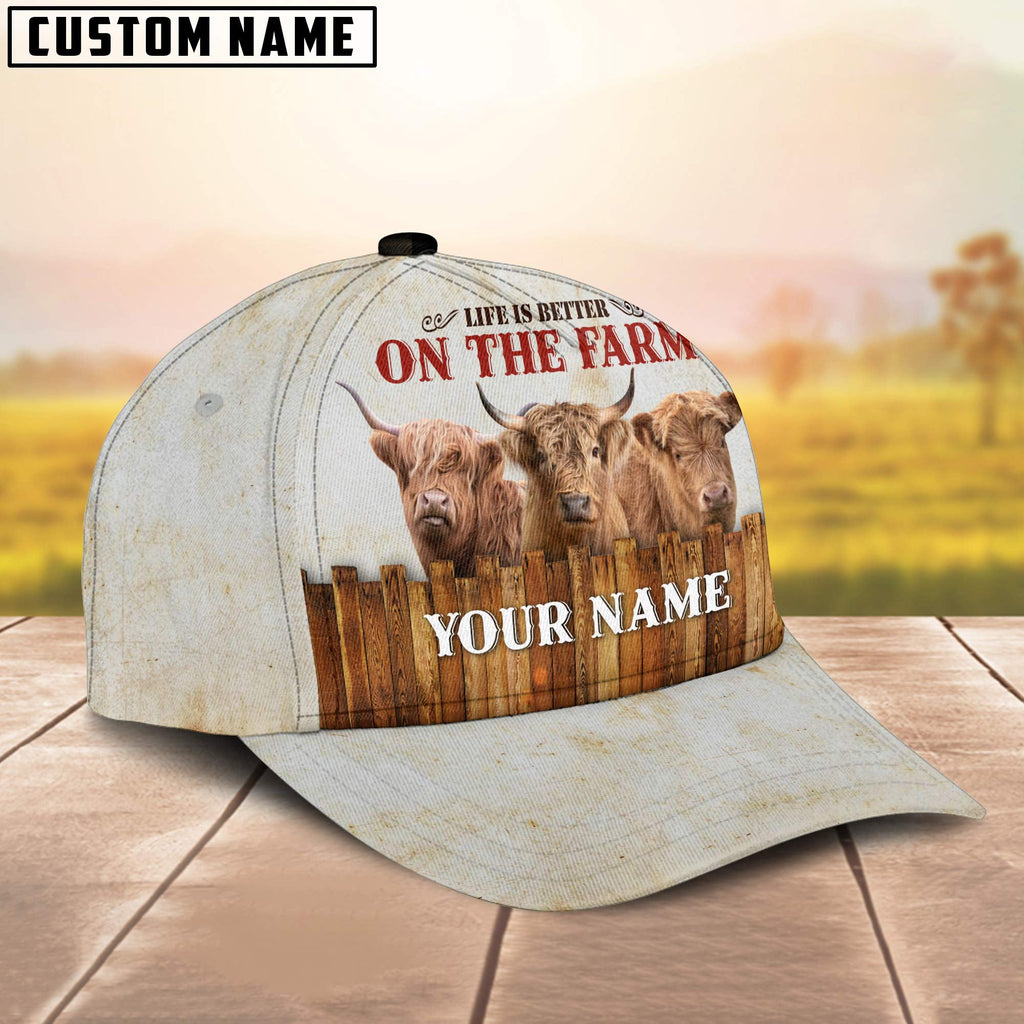Highland Better On The Farm Customized Name Cap