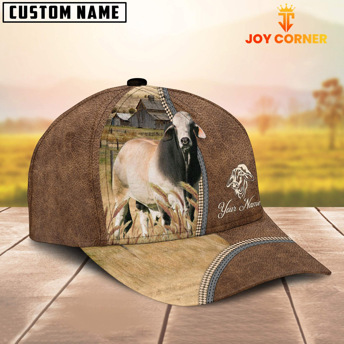 Personalized Name Brahman Farming Cap