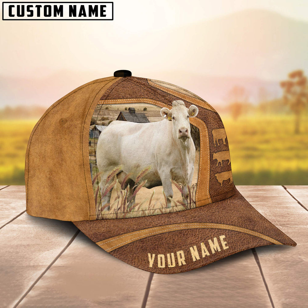 Charolais On The Farm Custom Name Cap