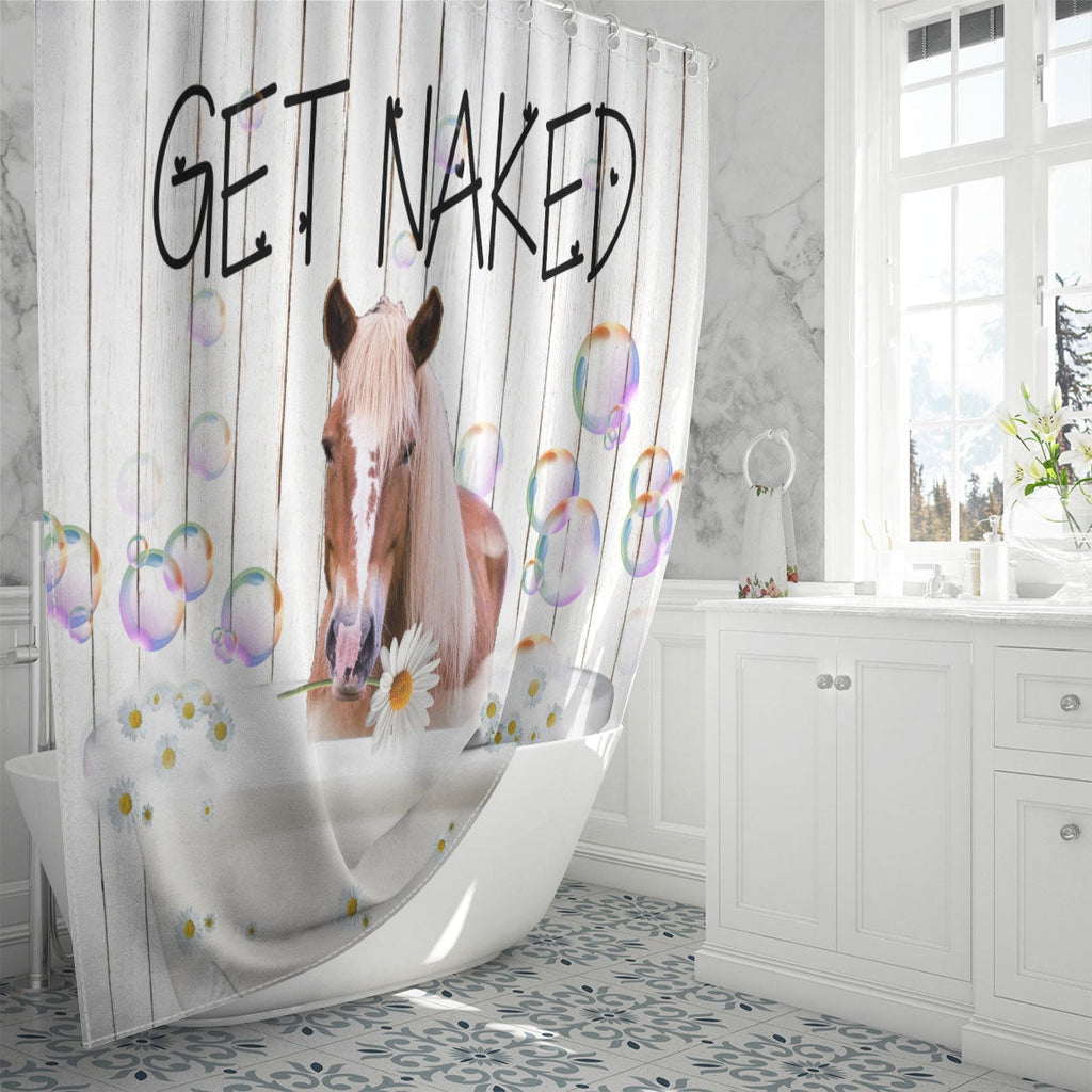 Morgan Get Naked Daisy Shower Curtain