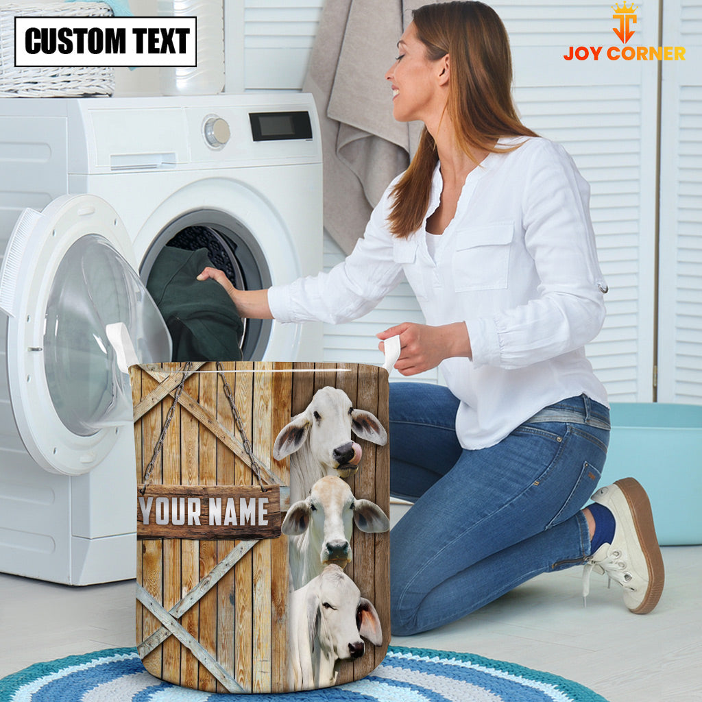 Brahman Barn Custom Name Laundry Basket