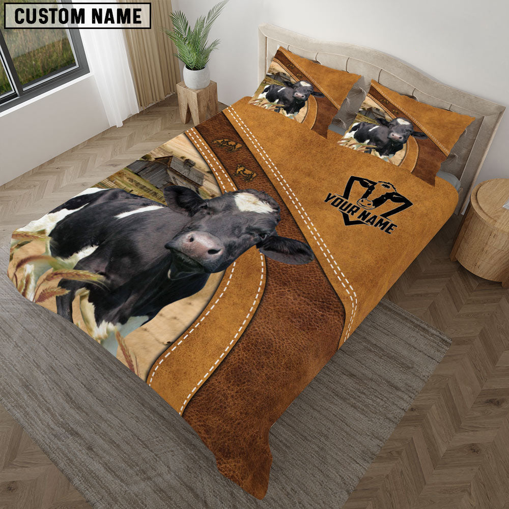 Holstein Cattle Customized Bedding set