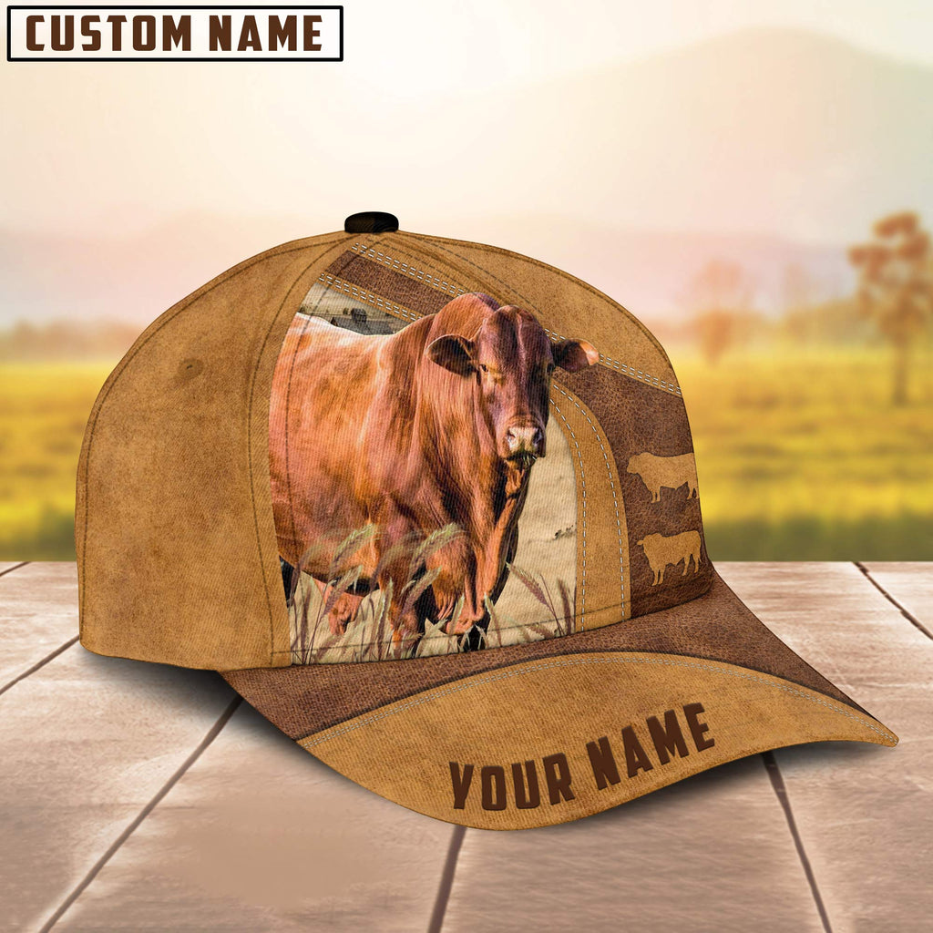 Personalized Name Santa Gertrudis Cattle Cap