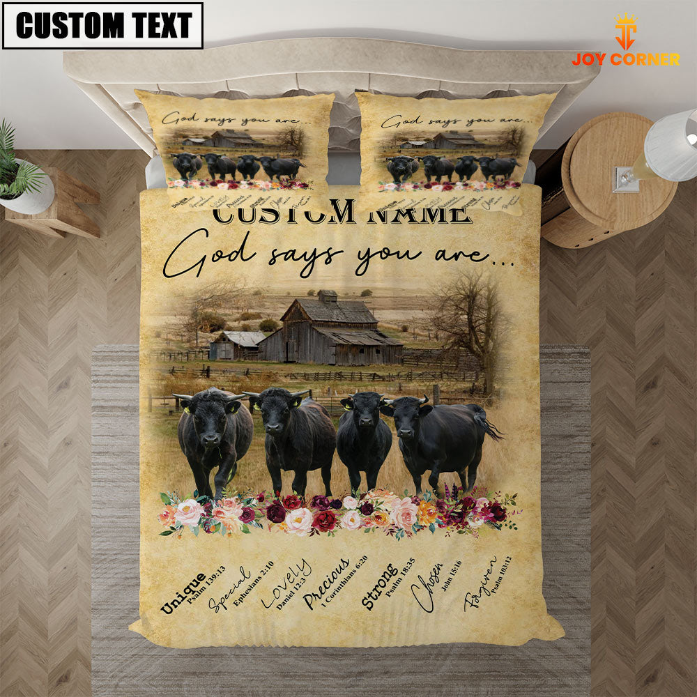 Dexter God Says You Are Custom Name Bedding Set