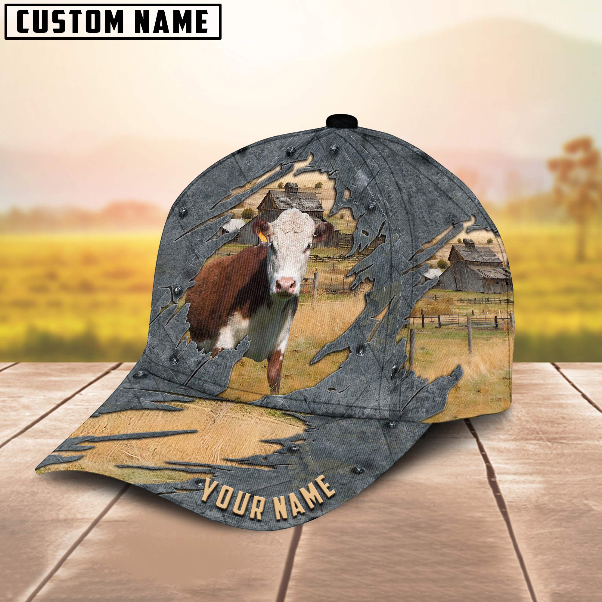 Hereford Customized Name Cap