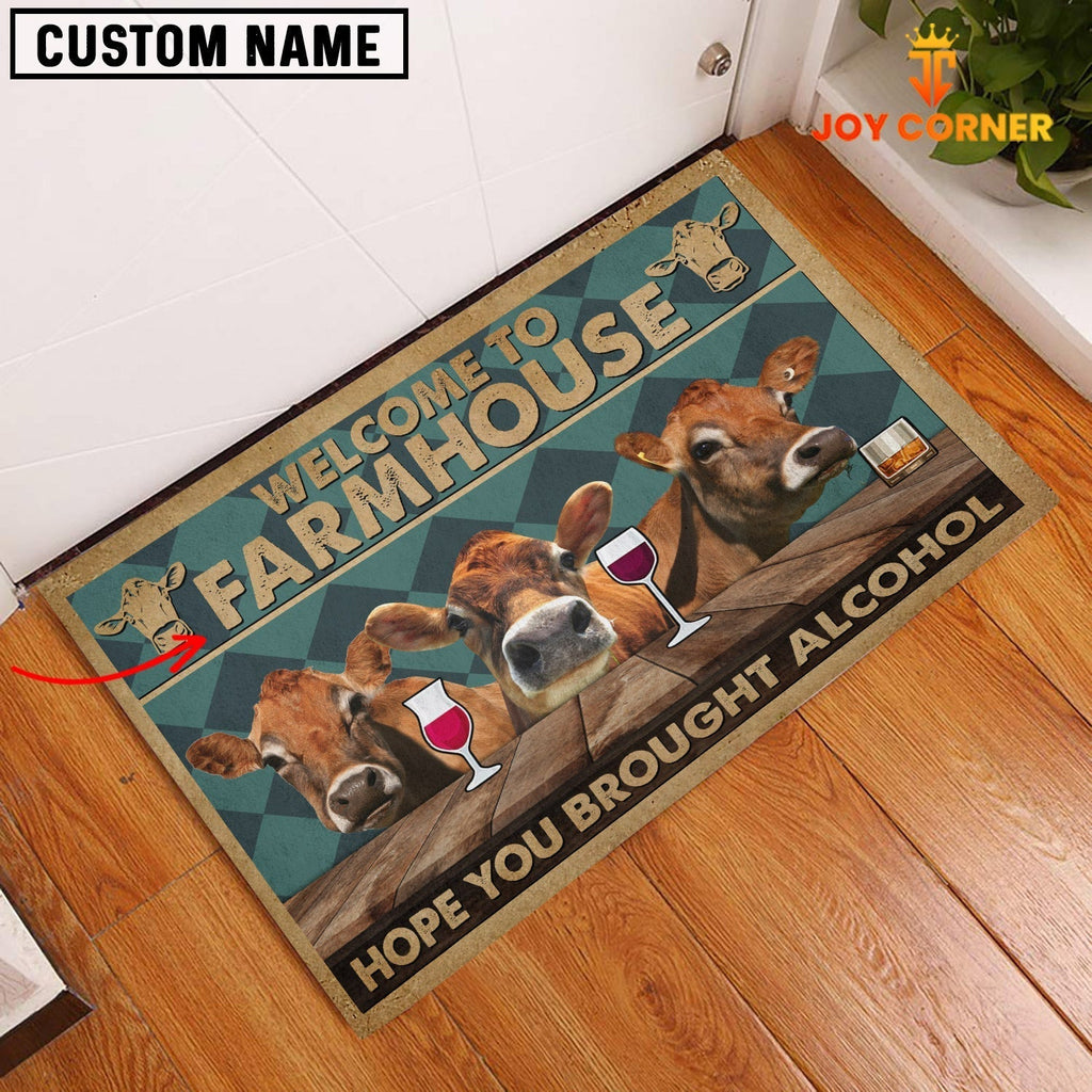 Jersey Hope You Bought Alcohol Custom Name Doormat