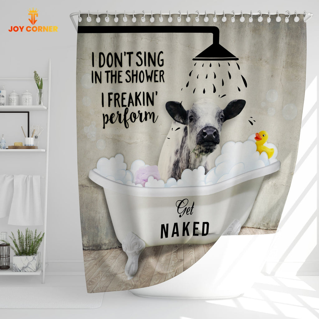 Speckle Park I Don't Sing In The Shower 3D Shower Curtain