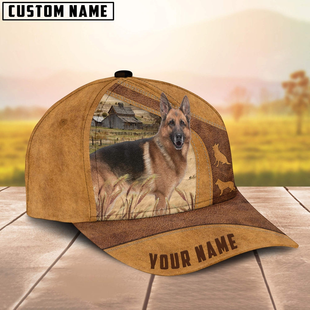 Custom Name German Shepherd Cap