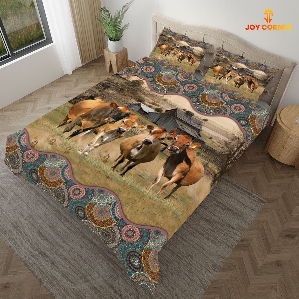 Jersey Vintage 3D Bedding Set