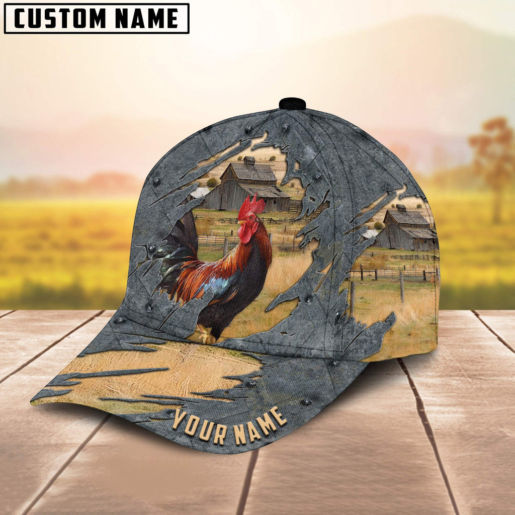 Chicken Customized Name Cap