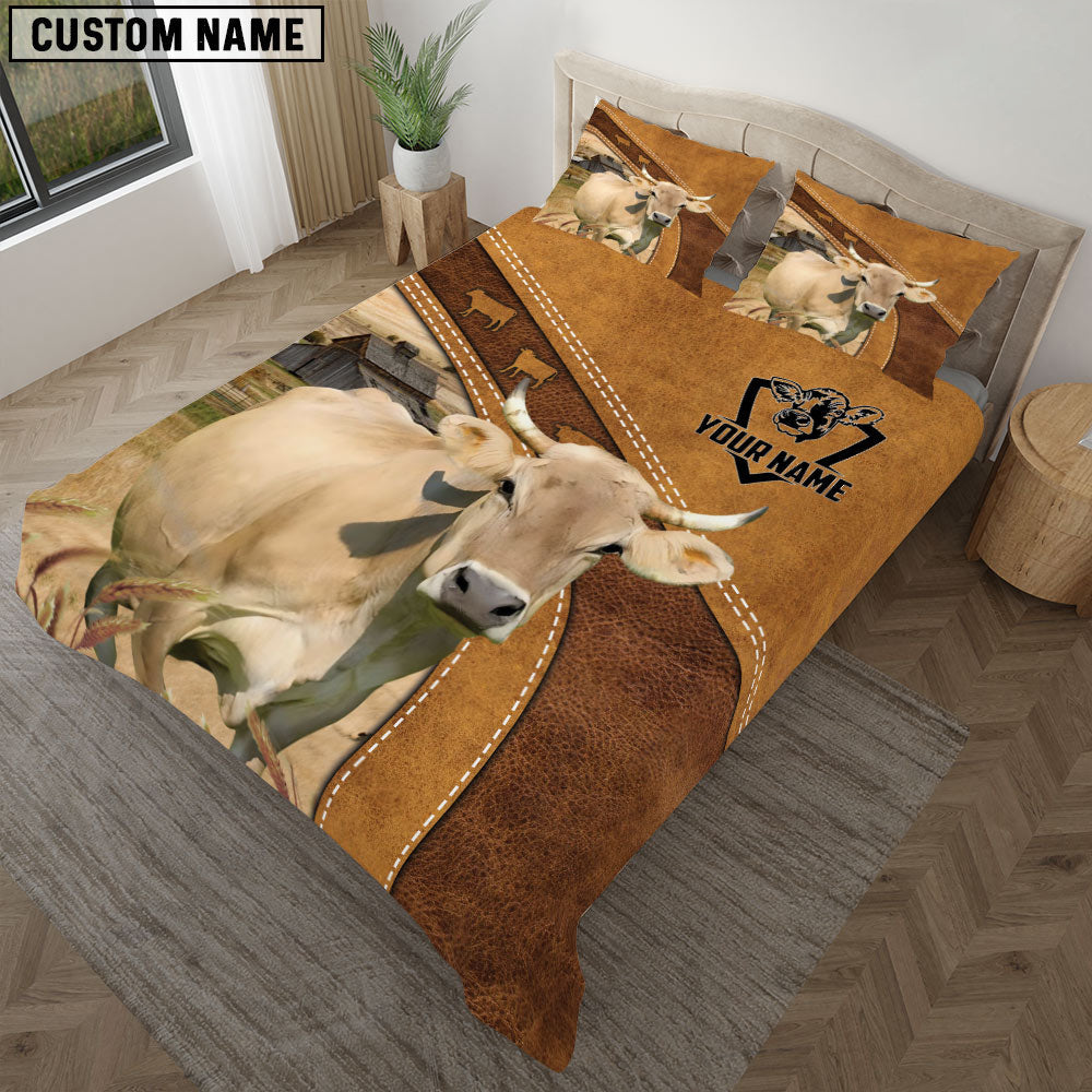 Custom Name Braunvieh Bedding set