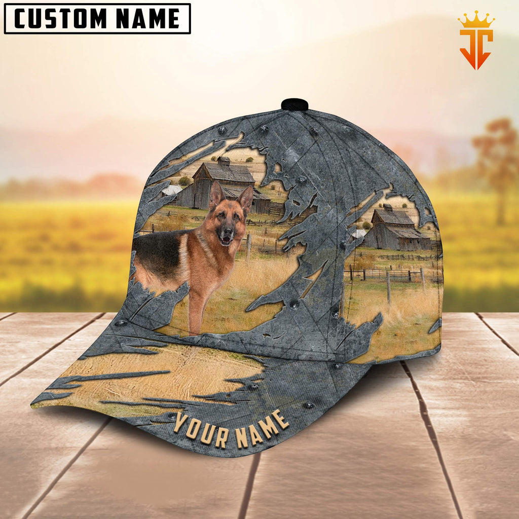 Shepherd Dog Customized Name Cap