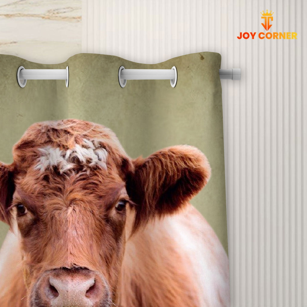 Shorthorn Hello Sweet Cheeks 3D Shower Curtain