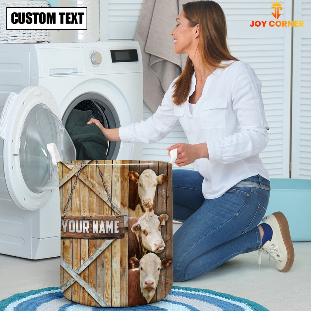 Hereford Barn Custom Name Laundry Basket