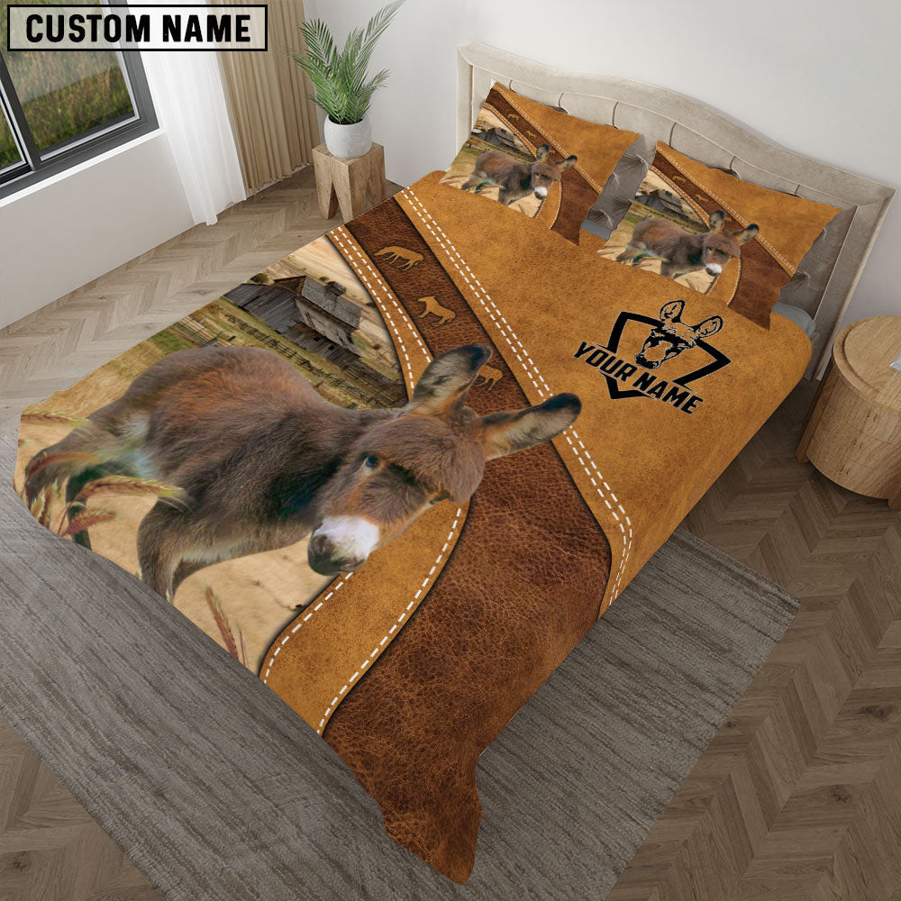 Custom Name Miniature Donkey Bedding set