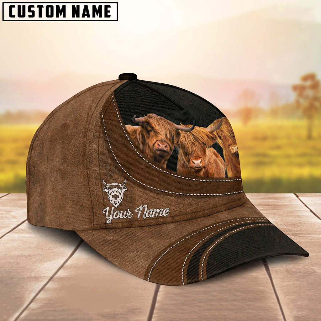 Highland Farming Life Customized Name Cap