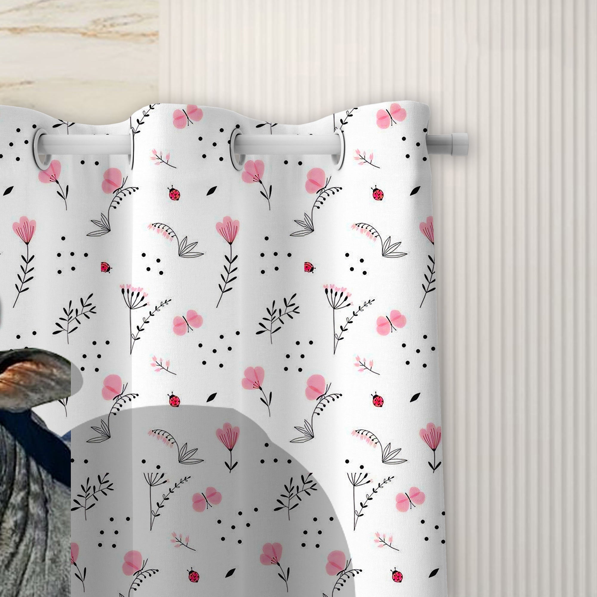 Brangus Flower 3D Shower Curtain