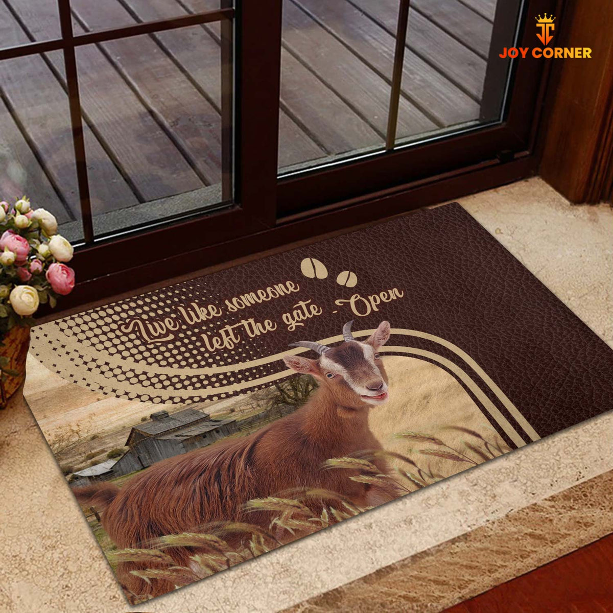 Goat Live Like Someone Left The Gate Open Doormat