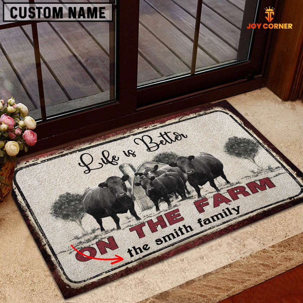 Dexter Life is Better Custom Name Doormat