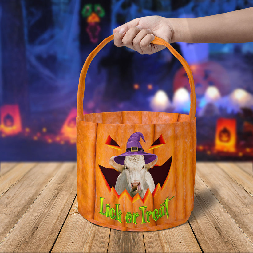Charolais Lick Or Treat Halloween Basket