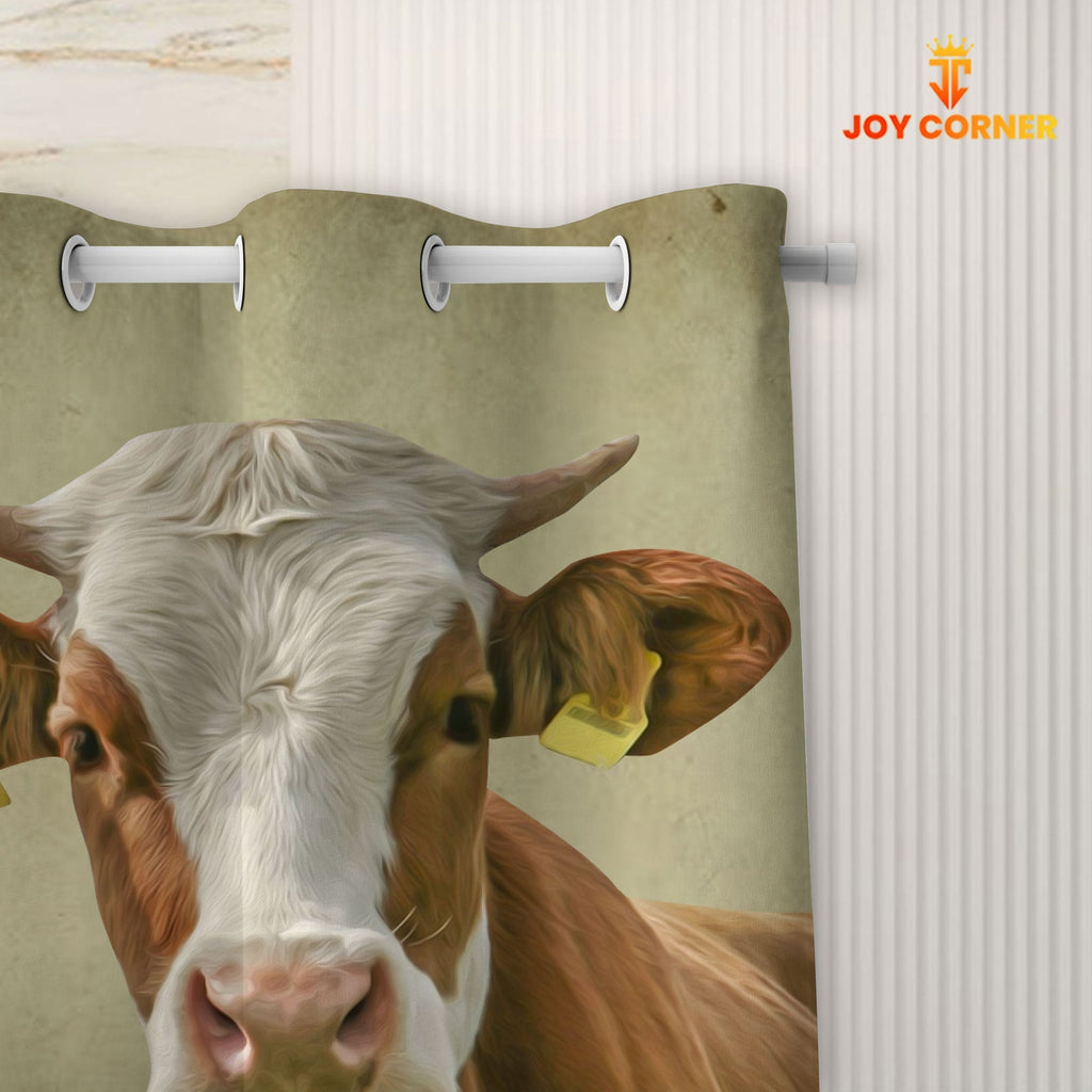 Simmental Hello Sweet Cheeks 3D Shower Curtain