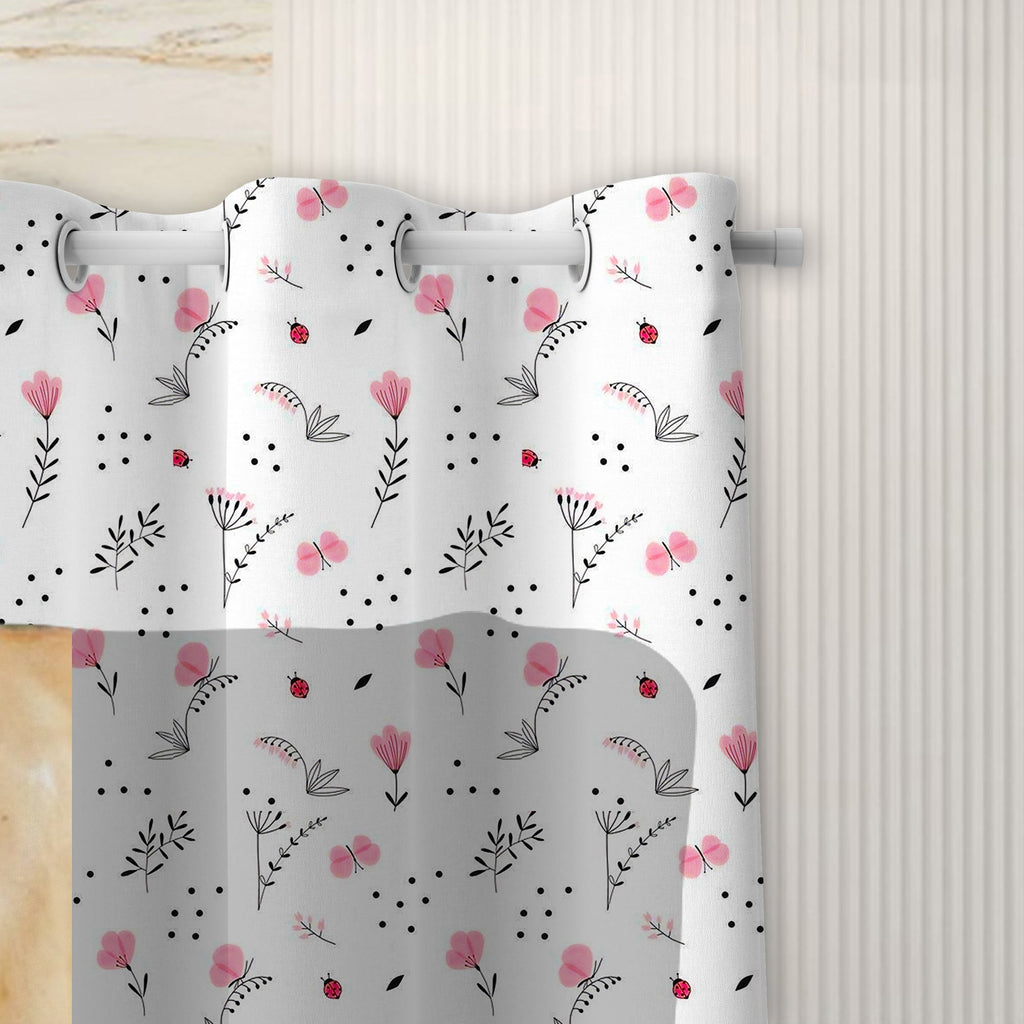 Jersey Flower 3D Shower Curtain