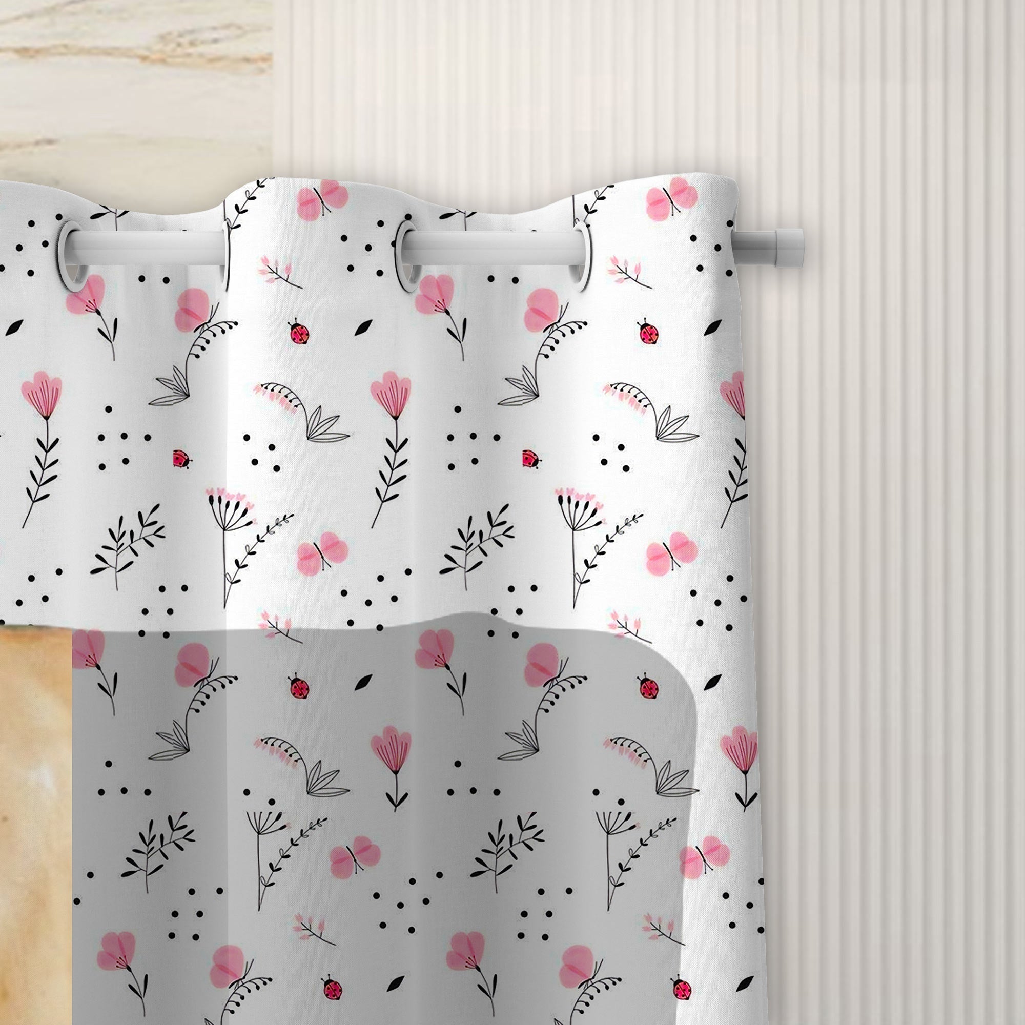 Jersey Flower 3D Shower Curtain