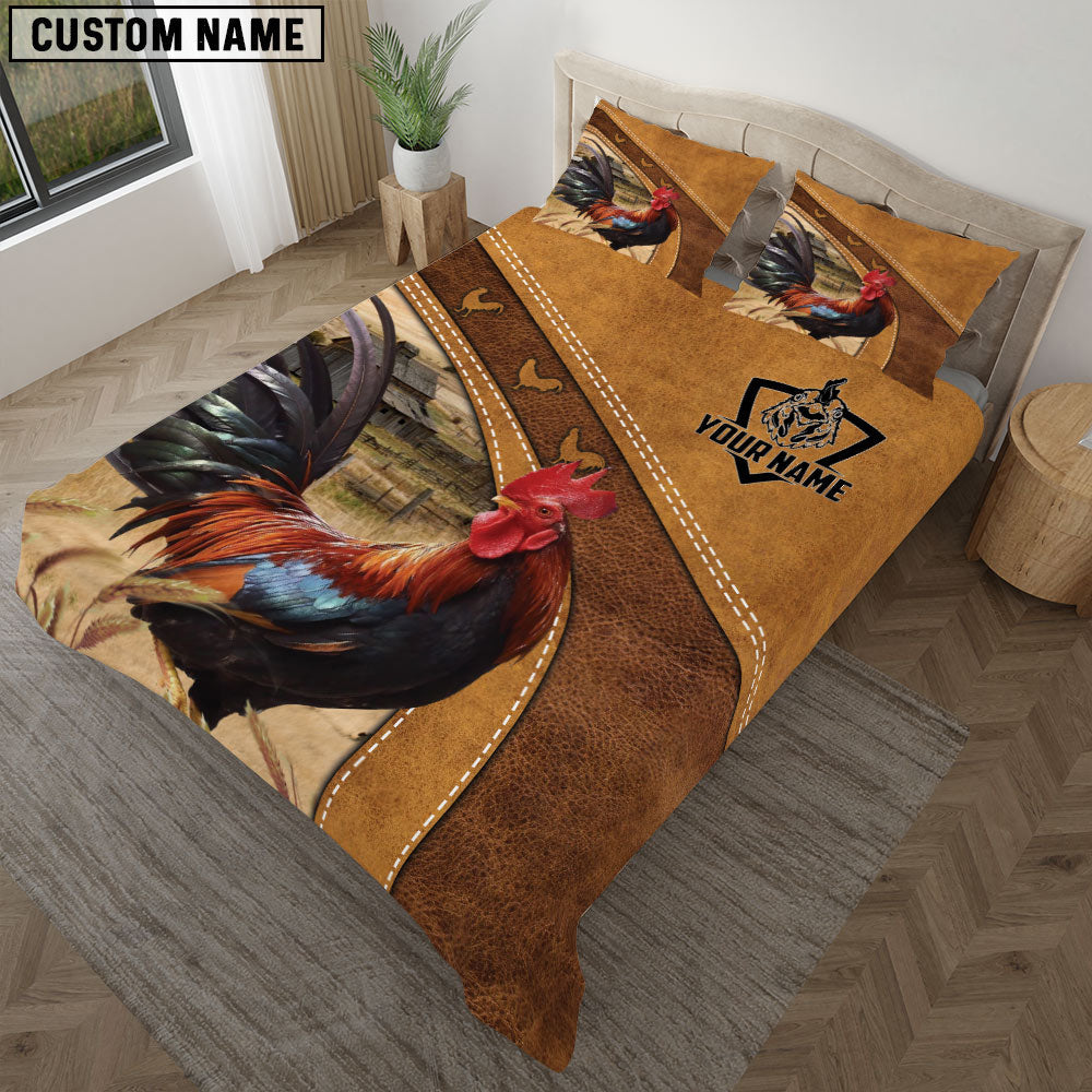 Custom Name Chicken Bedding set
