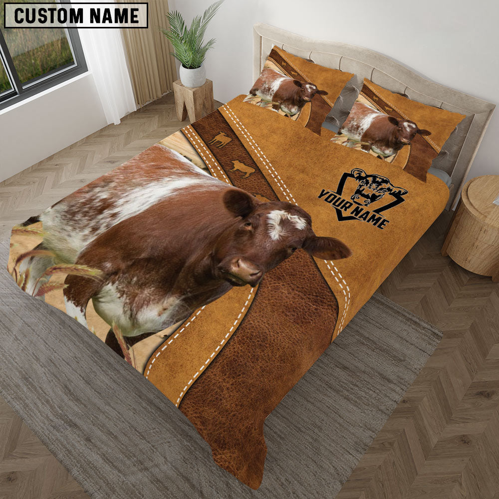 Shorthorn Cattle Customized Bedding set