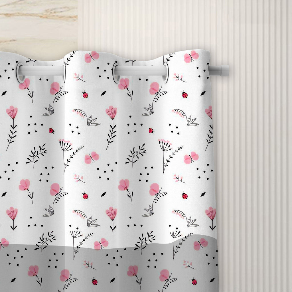 Hereford Flower 3D Shower Curtain