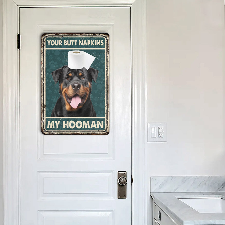 Rottweiler All Printed 3D Metal Sign