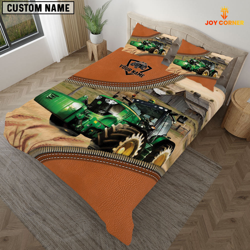 Tractor On The Farm Customized Name 3D Bedding Set