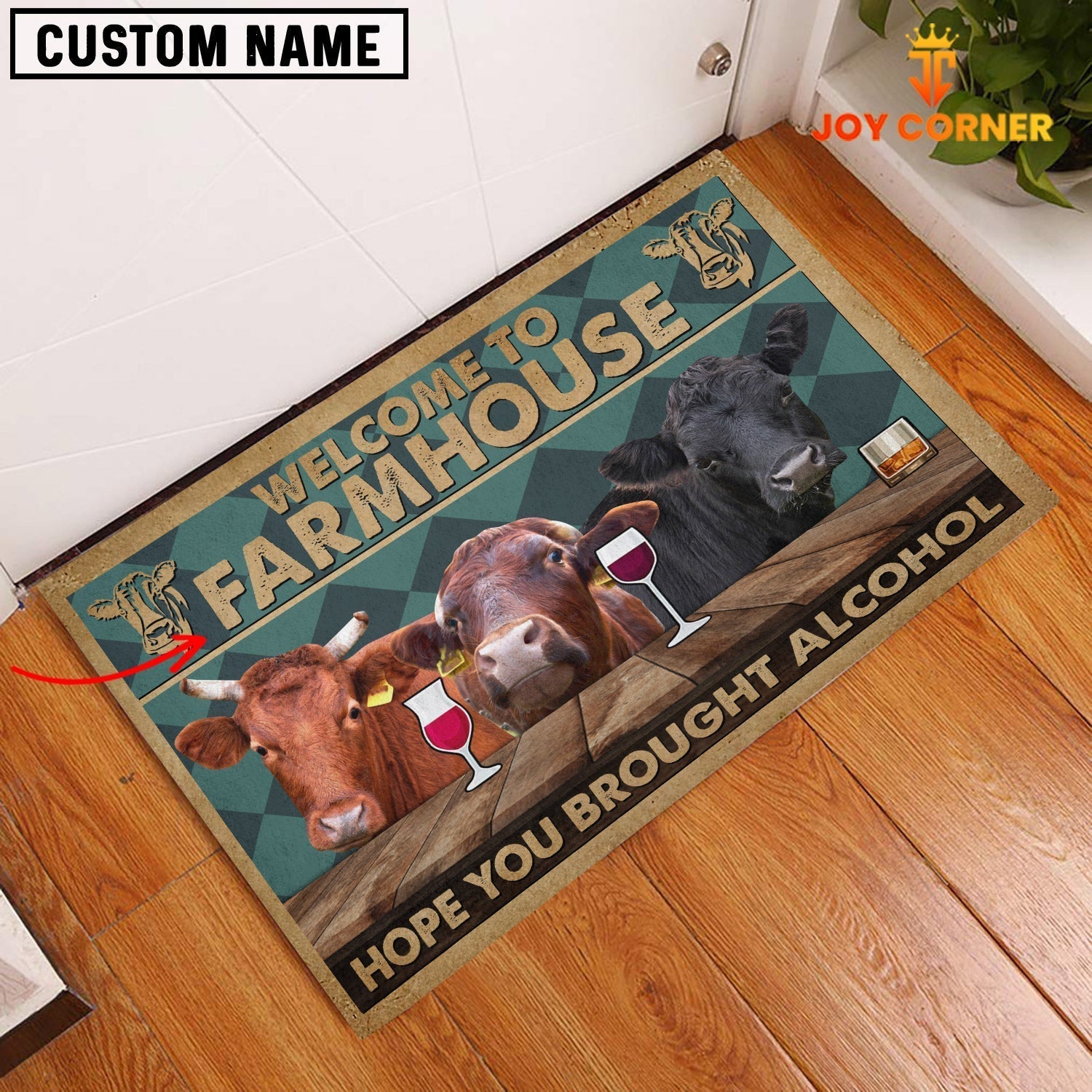 Dexter Hope You Bought Alcohol Custom Name Doormat