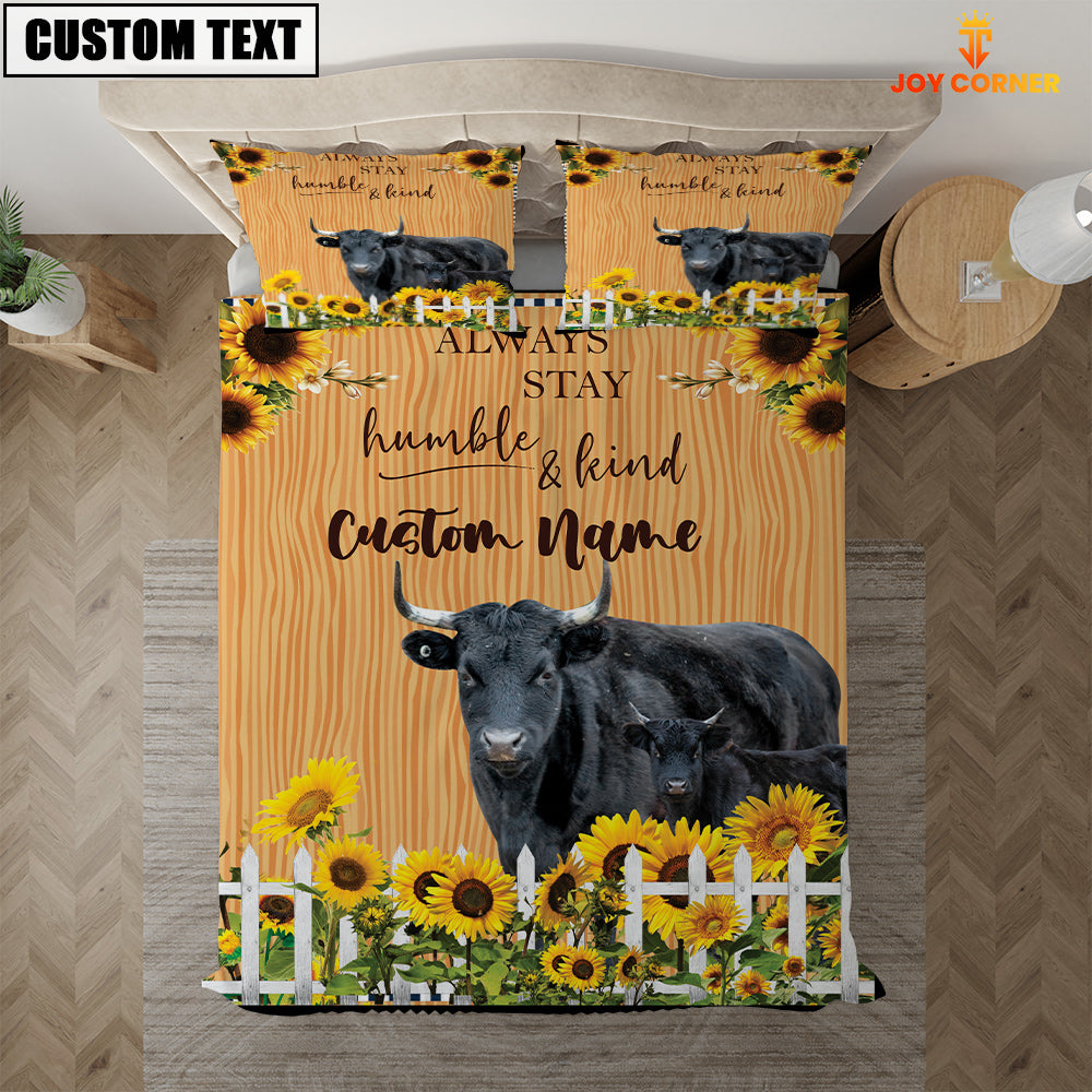 Dexter Stay Humble And Kind Custom Name Bedding Set