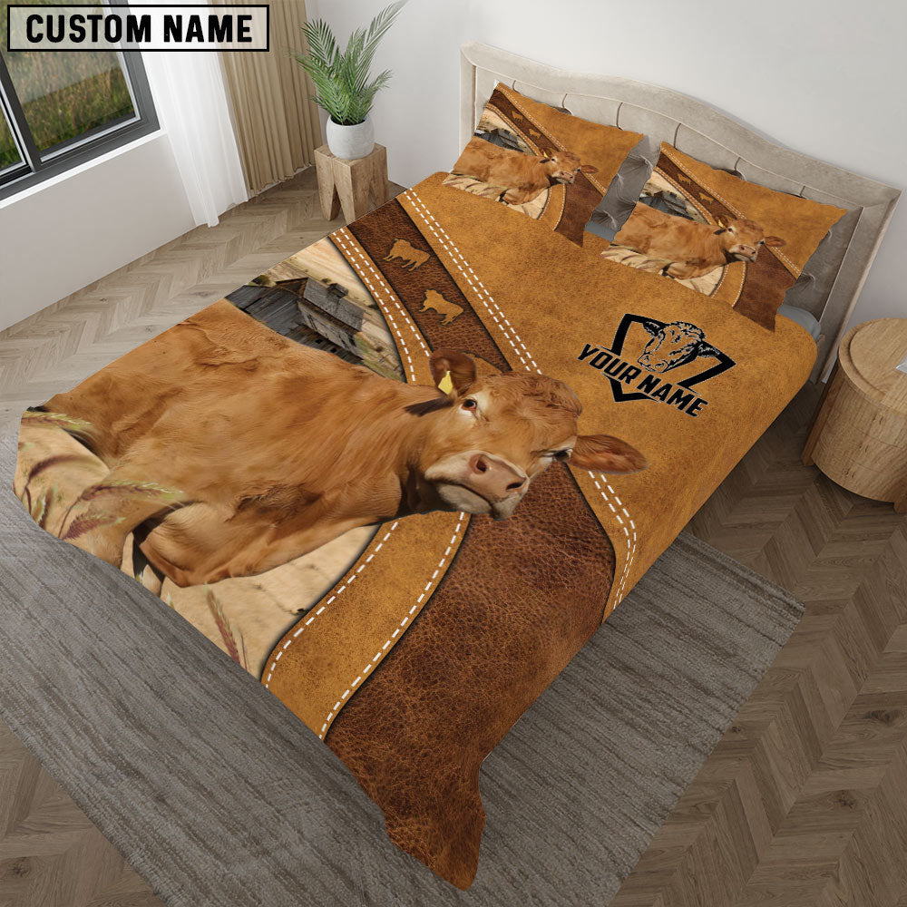 Custom Name Limousin Bedding set