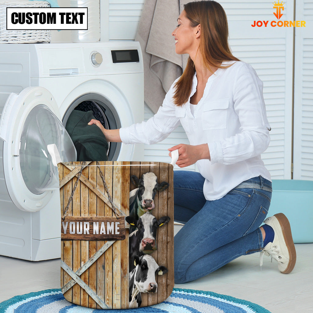 Holstein Barn Custom Name Laundry Basket